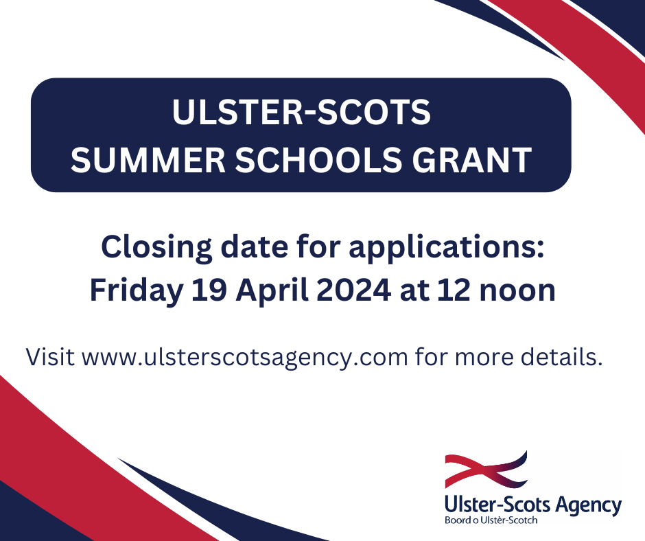 Ulster-Scots Agency Opens Summer Schools Grant preview