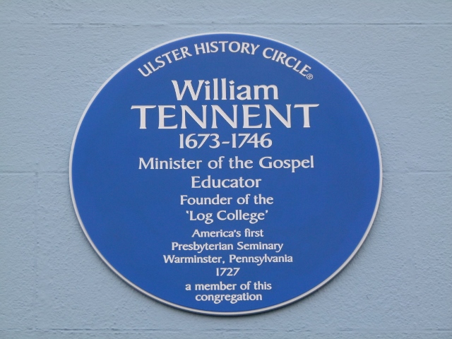 Blue Plaque for Rev William Tennet